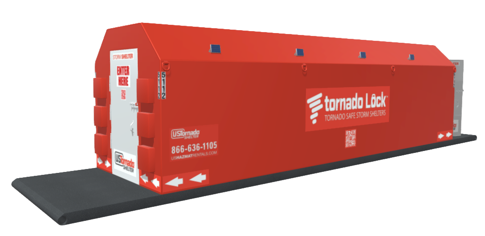 8x30 Tornado Shelter Rental | US Tornado Shelter