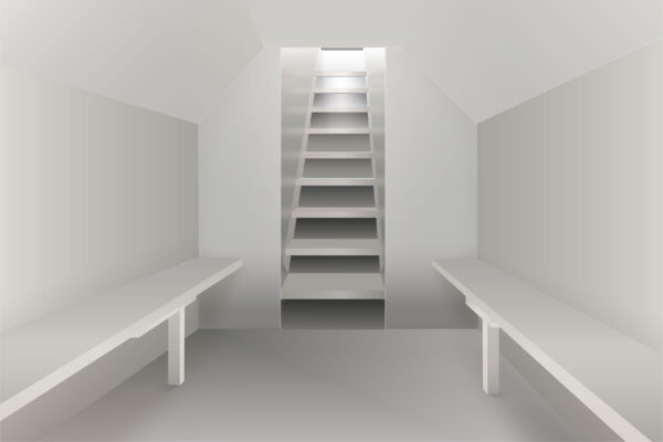 Tornado Shelter Interior rendering