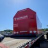US Tornado Shelter Rental Unit on Delivery Truck