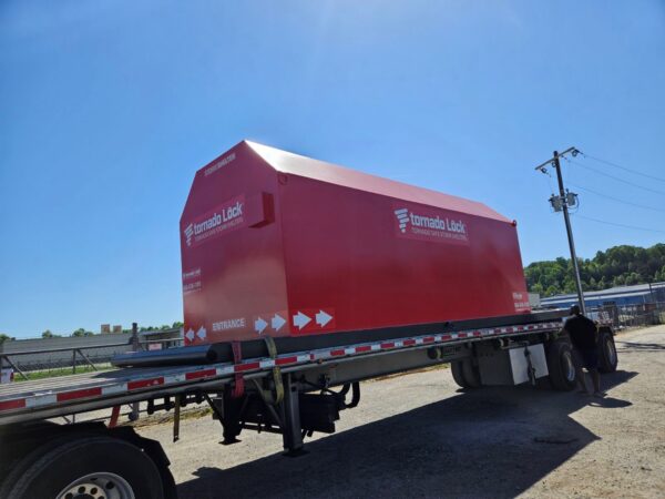 Delivery of Tornado Shelter