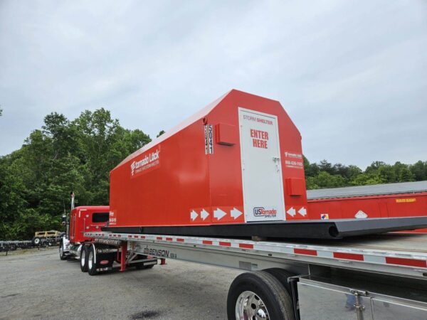 Tornado Shelter on Delivery Truck