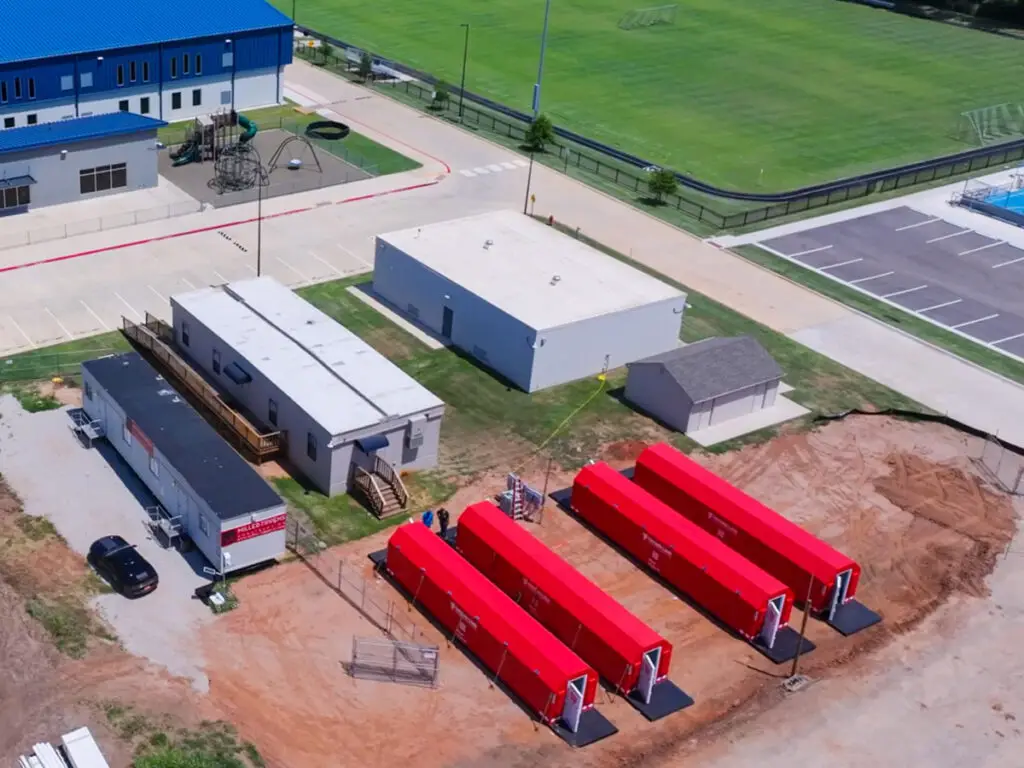Tornado shelter installed at ASTEC Charter School in Oklahoma City