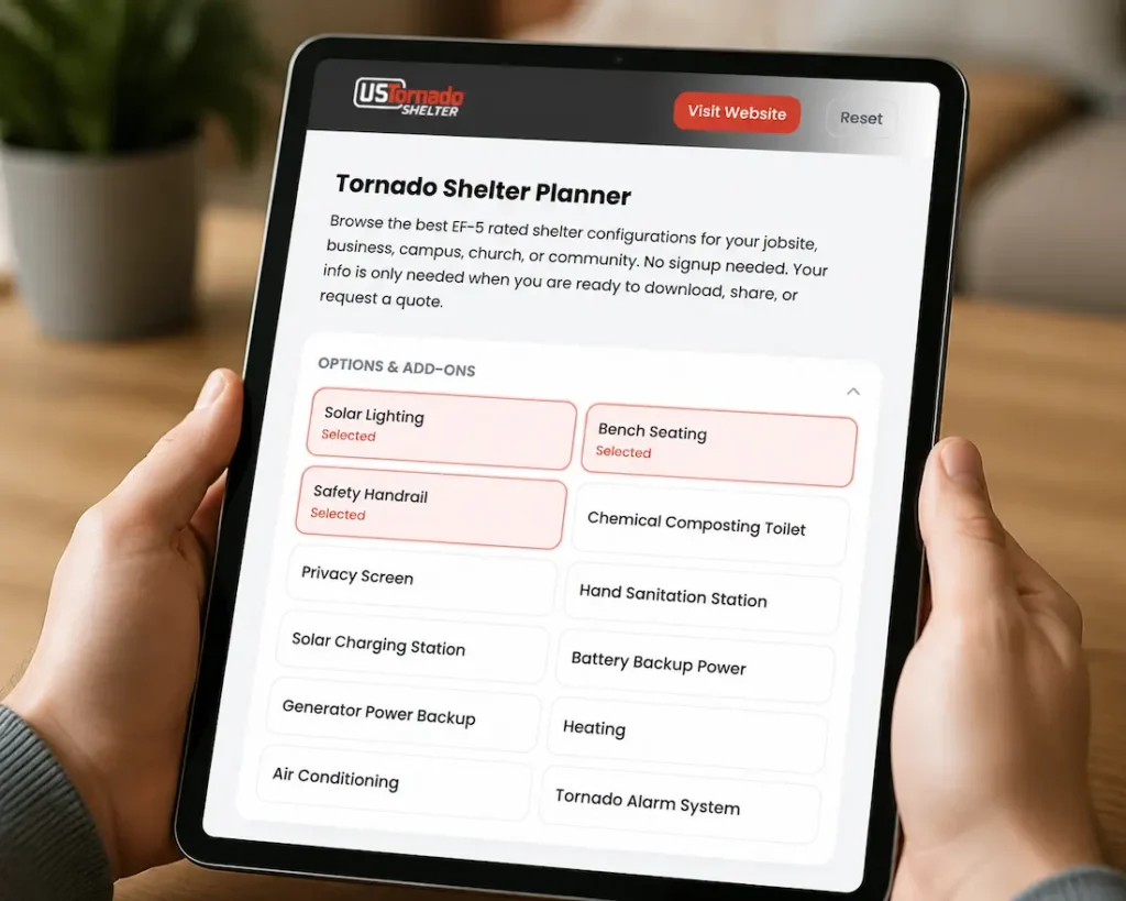 Tornado Shelter Design How to Plan Your Shelter Using the App