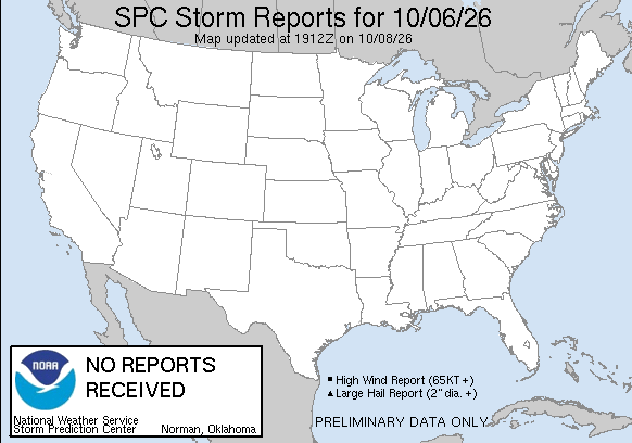 NOAA SPC Tornado News Map for October 08, 2026 -- Isaias -- Isaias Name Raises Tornado Concern